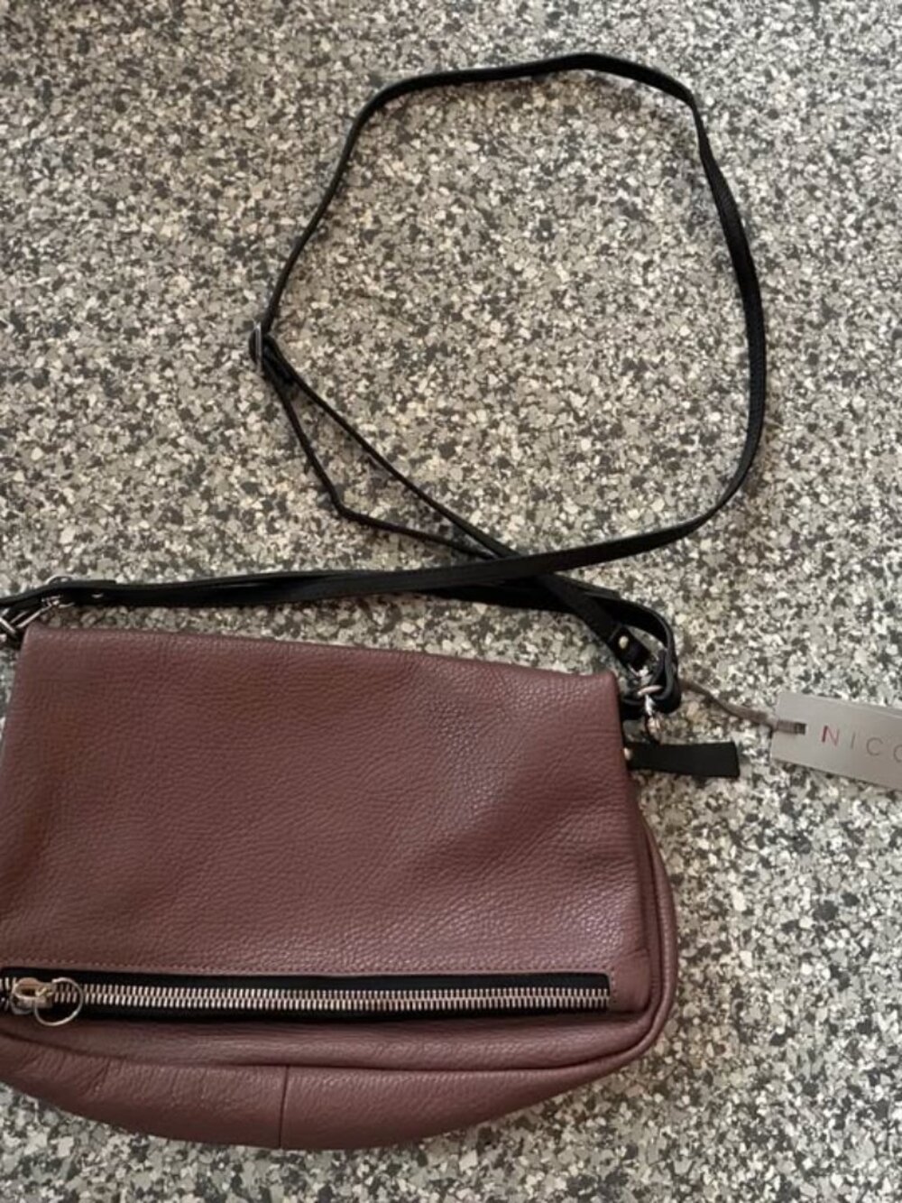 NEW Nicoli Leather Crossbody Bag